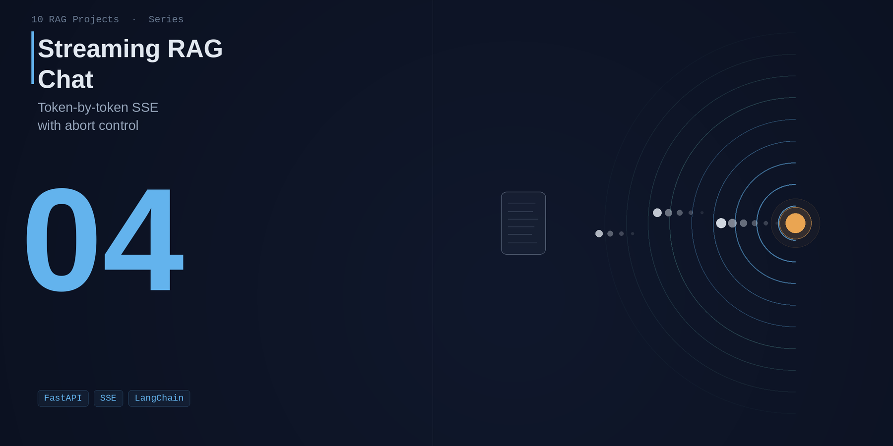 4. Streaming RAG Chat - FastAPI SSE + React